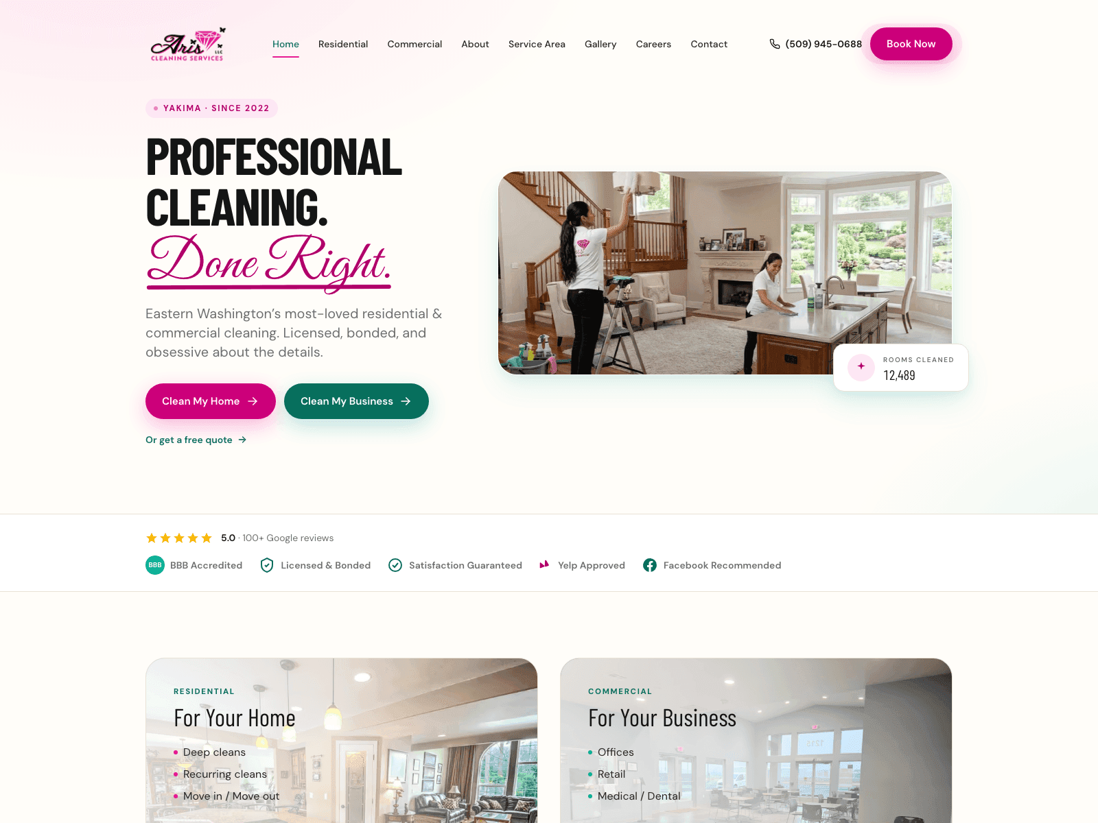 Ari's Cleaning Services — Websites by Hello Habanero