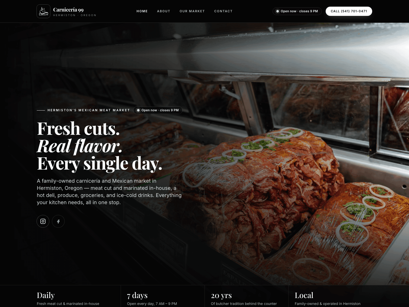 Carnicería 99 — Websites by Hello Habanero