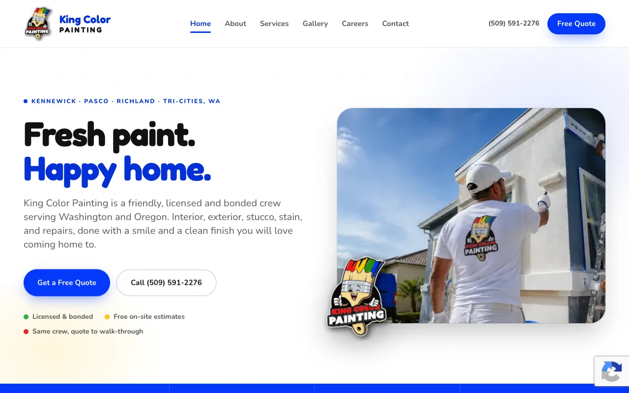 King Color Painting, built by Hello Habanero