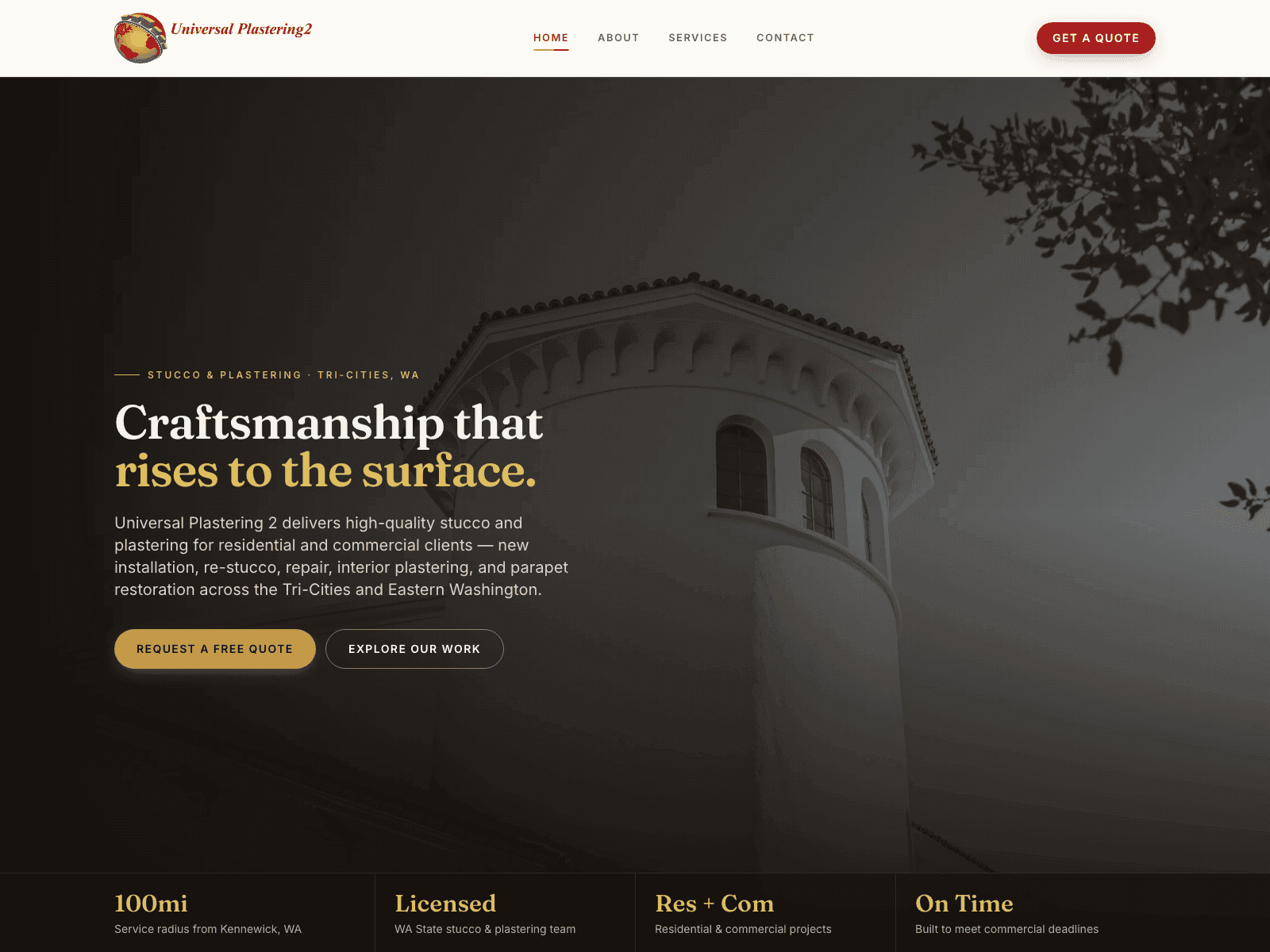 Universal Plastering 2 — Websites by Hello Habanero
